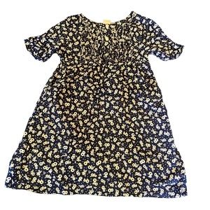 Floral Dress Girls sz 5 Classic Modest Casual Prairie Bohemian Cottagecore Farm